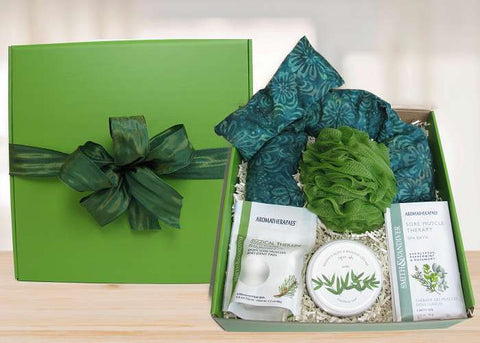 Eucalyptus Spa Gift Box © 2020 by Hearwarming Treasures® Same Day Seattle Delivery Nationwide Shipping