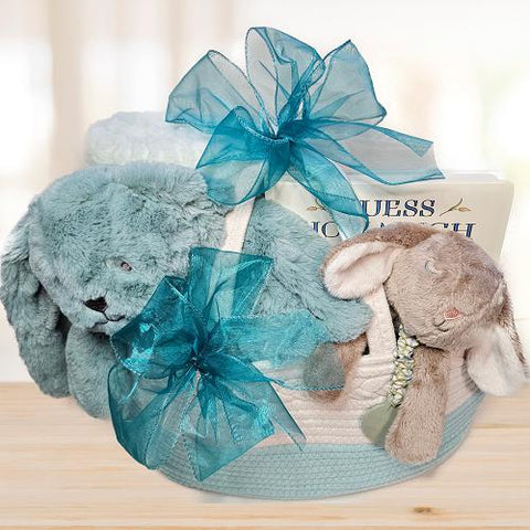 Sweet Dreams Newborn Gift Tote © 2024 by Heartwarming Treasures® Same Day Seattle Delivery