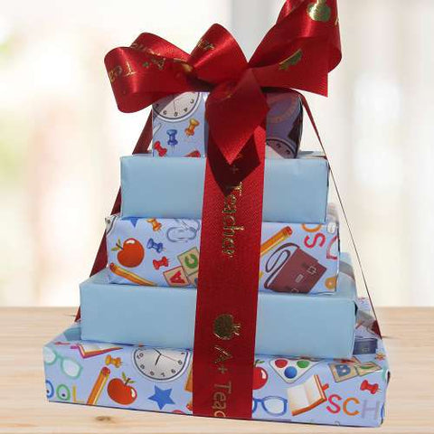 A+ Teacher Gift Tower © 2021 by Heartwarming Treasures®