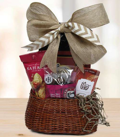 Gone Fishing Gift Basket © 2021 by Heartwarming Treasures® Seattle Gift Basket Same Day Delivery