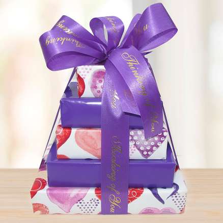 Lavender Hearts Tower © 2020 by Heartwarming Treasures®