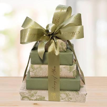 Thinking of You Gift Tower © 2021 by Heartwarming Treasures® Get Well Care Package Gift Seattle Same Day Delivery