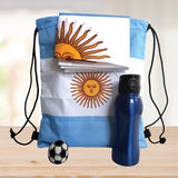 Argentina World Soccer Stadium Basic Gift Bag © 2026 by Heartwarming Treasures® Soccer Gift Basket 
Local Seattle Same Day Delivery & Nationwide shipping