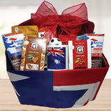 Australia World Soccer Deluxe Gift Basket © 2025 by Heartwarming Treasures® Soccer Gift Basket Seattle Same Day Delivery