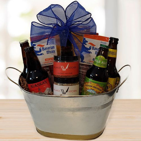 Beer and BBQ Gift Basket © 2023 by Heartwarming Treasures®