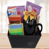 College Coffee Tea Basket © 2025 by Heartwarming Treasures® variant black mug