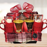 Hot Cocoa Recipe Book Coffee Tea Holiday Gift Basket Seattle Same Day Delivery © 2025 by Heartwarming Treasures®