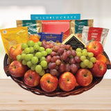 Large Deluxe Fresh Fruit Gift Basket © 2025 by Heartwarming Treasures® Picnic Care Package Seattle Gift Basket Same Day Delivery