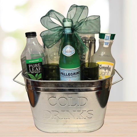 Patio Party Tea Lemonade Gift Basket (c) 2025 by Heartwarming Treasures®