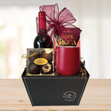 Red Wine and Chocolates Red Wine Tumbler © 2025 by Heartwarming Treasures® Wine Gift Basket Seattle Same Day Delivery