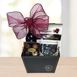 Red Wine and Chocolates © 2019 by Heartwarming Treasures® Wine Gift Basket Seattle Same Day Delivery