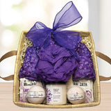 Relax and Renew Lavender Spa Gift Basket © 2025 by Heartwarming Treasures® Gift Basket Seattle Same Day Delivery