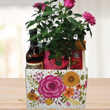 Roses and Rosé Snacks Gift Basket © 2026 by Heartwarming Treasures®
Local same-day delivery Seattle
