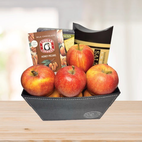 Salmon and Fruit Gift © 2026 by Heartwarming Treasures® Same Day Delivery