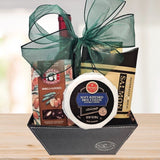 Salmon Wine with Fresh Cheese Gift Basket © 2026 by Heartwarming Treasures® Wine Gift Basket Seattle Same Day Delivery