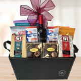 Taste of the NW Wine Gift Basket © 2025 by Heartwarming Treasures® Seattle Gift Basket Same Day Delivery