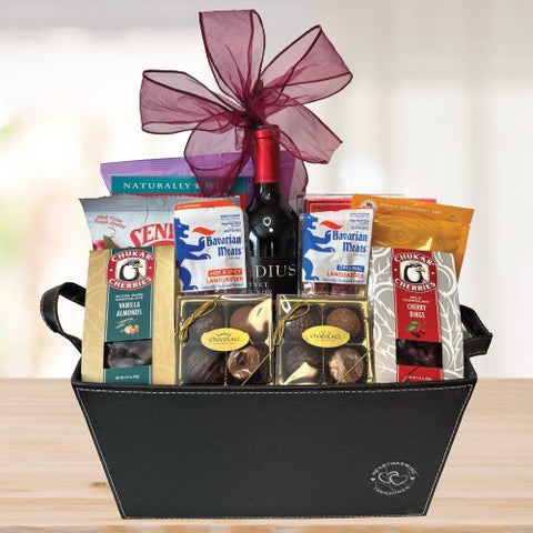 Taste of the NW Wine Gift Basket © 2025 by Heartwarming Treasures® Seattle Gift Basket Same Day Delivery