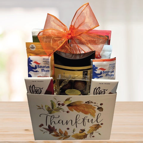 Thankful For You Gift Basket © 2026 by Heartwarming Treasures®
Same-day local delivery and nationwide shipping