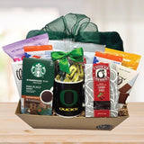 University of Oregon Fall Basket Deluxe © 2025 by Heartwarming Treasures® Fall College Gift Basket Same Day Delivery