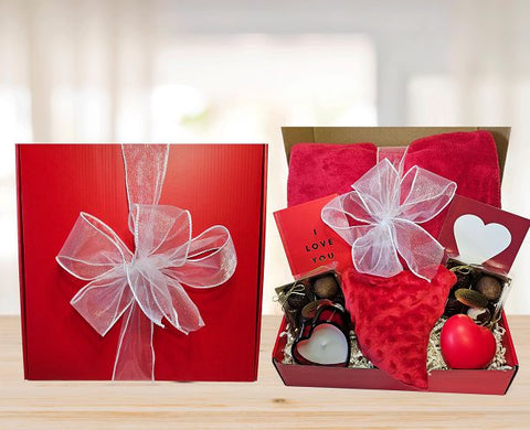 Valentines Heart Gift Box © 2024 by Heartwarming Treasures® Seattle Same Day Delivery 