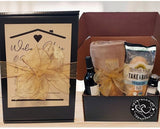 Housewarming Bread Salt Wine Bread Gift with Brown Blanket © 2023 by Heartwarming Treasures®