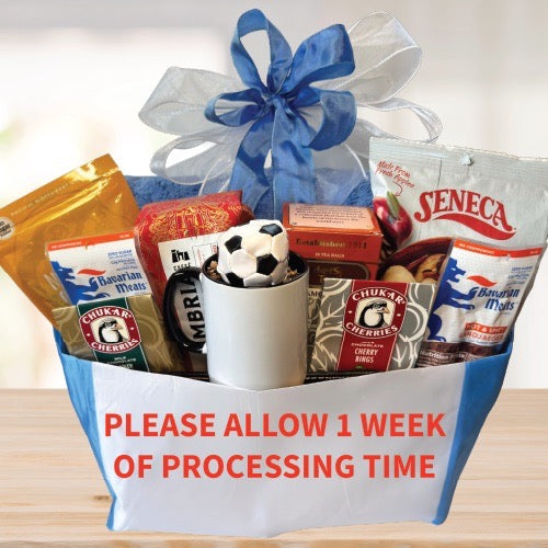 World Soccer Home Fan Gift Basket – All Other Countries – Allow 1 Week Processing