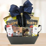 Champagne and Snacks Gift Basket © 2021 Heartwarming Treasures®