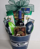 Custom Seahawks Gift Basket © 2020 by Heartwarming Treasures®
