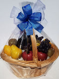 Custom Wicker Fruit Cider Gift Basket © 2020 by Heartwarming Treasures®