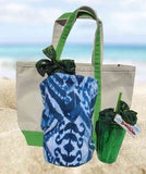 Day At The Beach Tote Green (c) 2019 by Heartwarming Treasures Inc