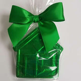 Green Chocolate House with Heart © 2020 by Heartwarming Treasures®