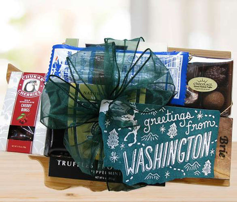 Greetings From Washington Gift Basket © 2021 by Heartwarming Treasures®