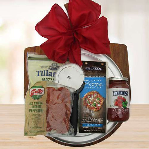 Pizza Night Gift Basket © 2021 by Heartwarming Treasures®