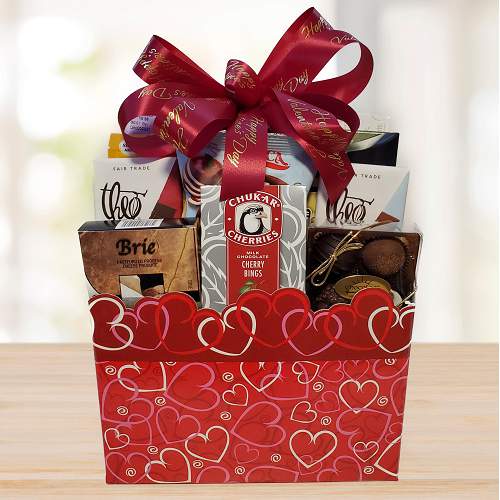Valentines Sweet and Savory Gift Basket