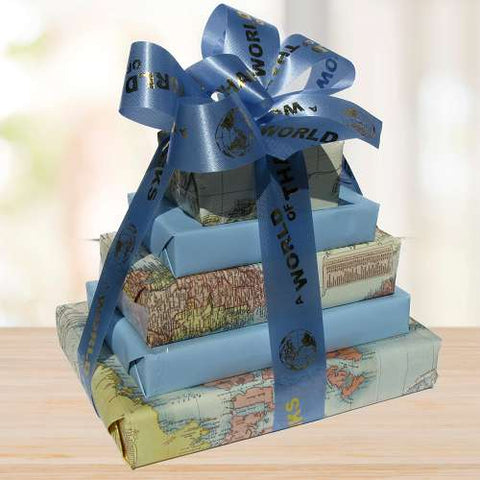 World of Thanks Gift Tower Blue © 2021 by Heartwarming Treasures®